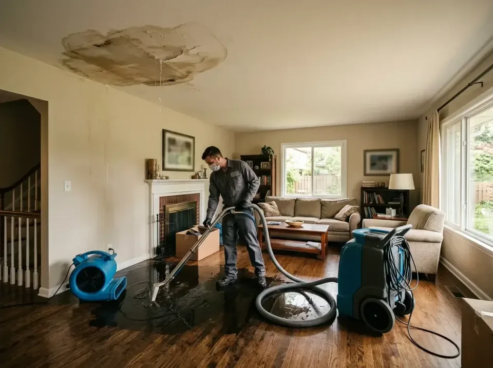 attic-pipe-burst-ceiling-drip-008 — frequently asked questions, Water Damage Restoration & Carpet Care in Merrifield, VA
